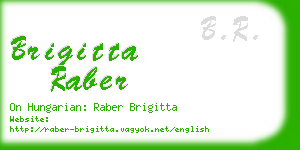 brigitta raber business card